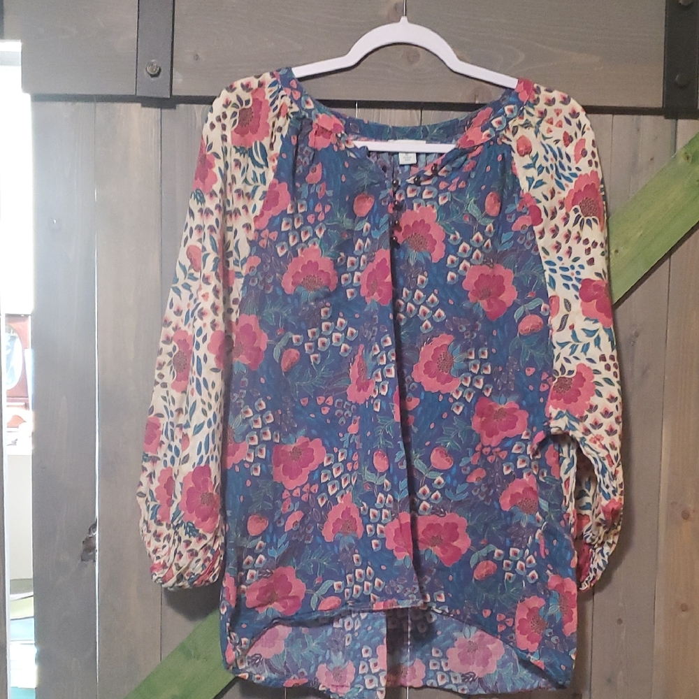 Sundance Multicolor Floral Blouse